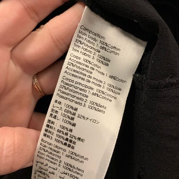 NWT 3.1 Phillip Lim black top size XS - Picture 8 of 8